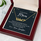 To My Amazing Mom from Daughter Forever Grateful - Custom Heart Name Necklace - ZILORRA