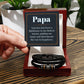 To My Papa Leather Bracelet - Men's Forever Love Bracelet - Way to Happiness - ZILORRA