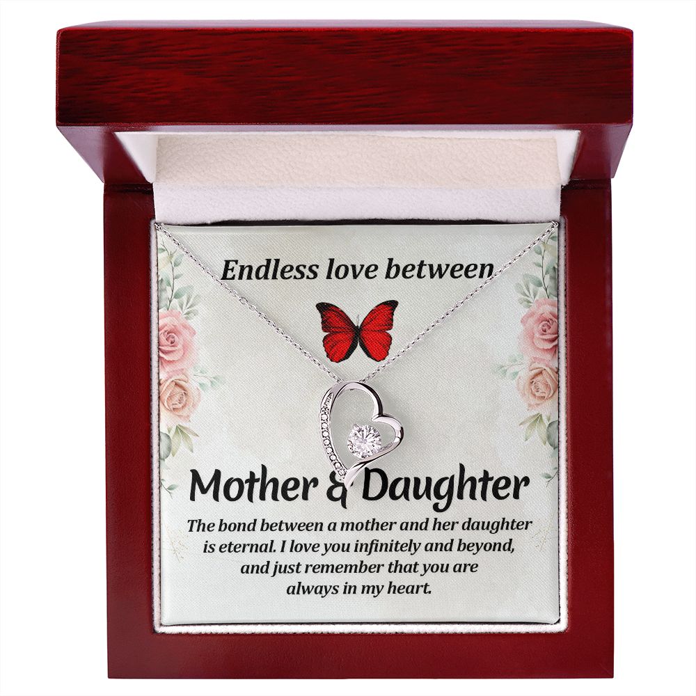 Mother and Daughter Eternal Bond - Forever Love Necklace - ZILORRA