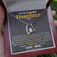 Daughter Gifts From Mom: Forever Love Necklace with Mysterious Black Message Card Enclosure - ZILORRA