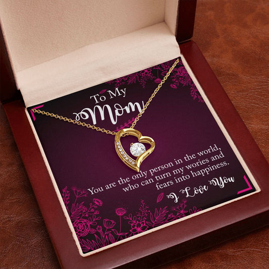 To My Mom My World - Forever Love Necklace - ZILORRA