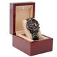 To My Man - Best Thing That Ever Happened - Engraved Black Chronograph Watch - ZILORRA