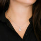 To My Badass Daughter - You'll Always Be My Baby Girl - Crystal Eye Pendant Necklace - ZILORRA