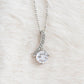 To My Soulmate Crystal Eye Alluring Beauty CZ Pendant Necklace - ZILORRA