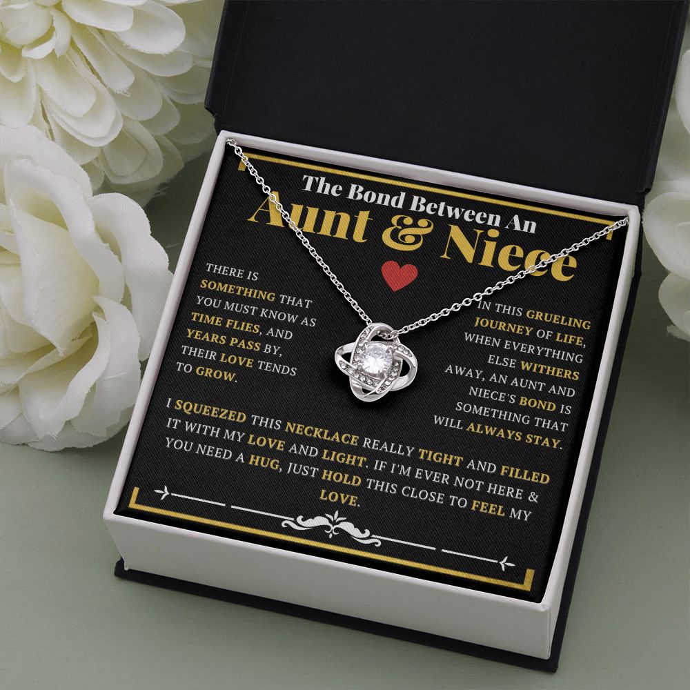 Aunt & Niece Gifts - Interlocking Knot Necklace - ZILORRA