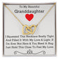 To My Beautiful Granddaughter - Love and Light Interlocking Hearts Necklace - ZILORRA