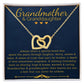 Grandmother & Granddaughter Hearts As One Interlocking Hearts Necklace BB - ZILORRA