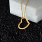 To My Soulmate One Wish Heart Pendant Necklace 14K White Gold 18K Yellow Gold Sterling Silver RB - ZILORRA