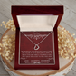To Our Beautiful Granddaughter Love & Light Heart Pendant Necklace 14K White Gold 18K Yellow Gold Sterling Silver RB - ZILORRA