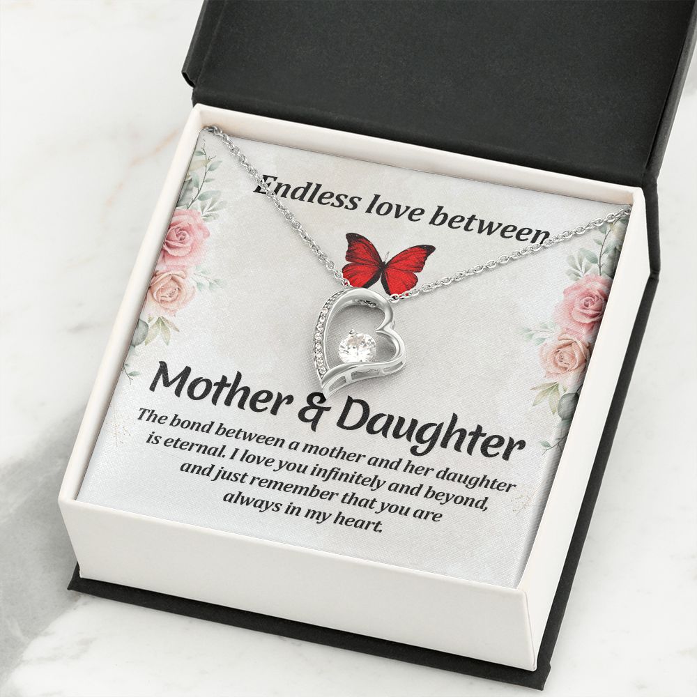 Mother and Daughter Eternal Bond - Forever Love Necklace - ZILORRA