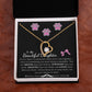To My Beautiful Daughter Keep Me In Your Heart - Forever Love Necklace - ZILORRA
